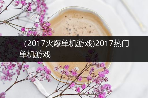 （2017火爆单机游戏)2017热门单机游戏