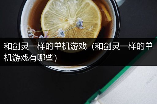 和剑灵一样的单机游戏（和剑灵一样的单机游戏有哪些）