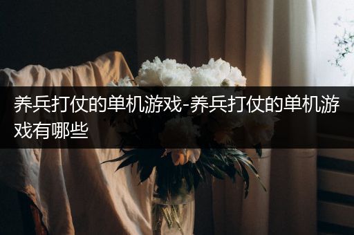 养兵打仗的单机游戏-养兵打仗的单机游戏有哪些