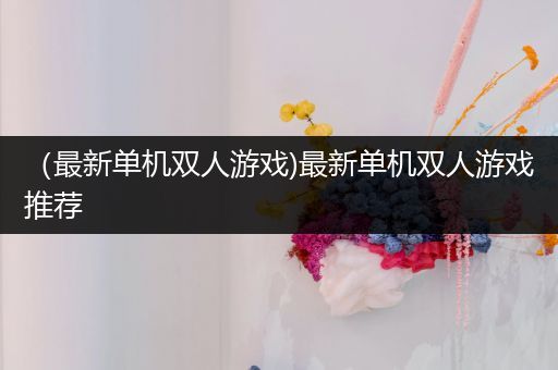 （最新单机双人游戏)最新单机双人游戏推荐