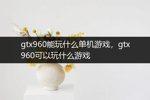 gtx960能玩什么单机游戏，gtx960可以玩什么游戏