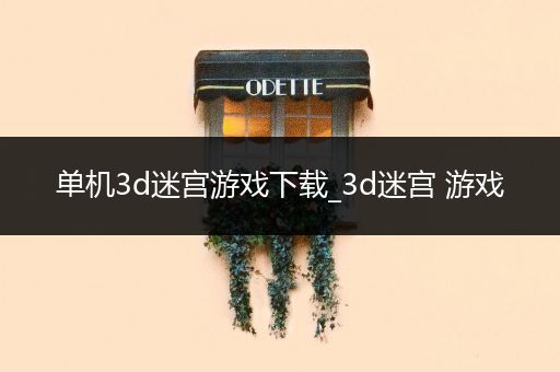 单机3d迷宫游戏下载_3d迷宫 游戏