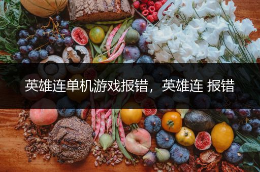 英雄连单机游戏报错，英雄连 报错