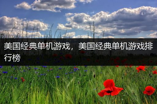 美国经典单机游戏，美国经典单机游戏排行榜