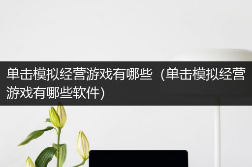 单击模拟经营游戏有哪些（单击模拟经营游戏有哪些软件）