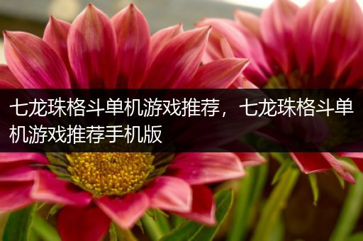 七龙珠格斗单机游戏推荐，七龙珠格斗单机游戏推荐手机版