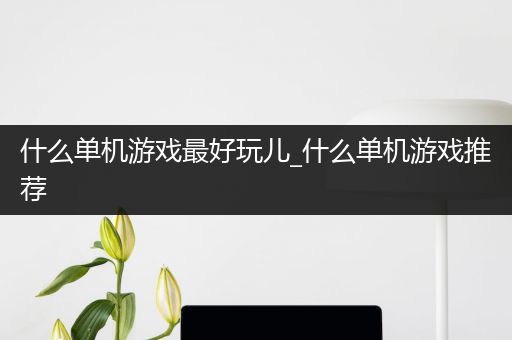 什么单机游戏最好玩儿_什么单机游戏推荐