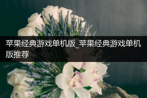 苹果经典游戏单机版_苹果经典游戏单机版推荐
