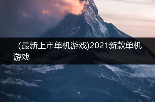 （最新上市单机游戏)2021新款单机游戏