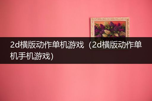 2d横版动作单机游戏（2d横版动作单机手机游戏）