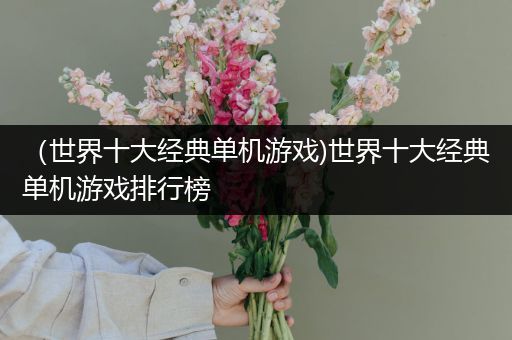 （世界十大经典单机游戏)世界十大经典单机游戏排行榜