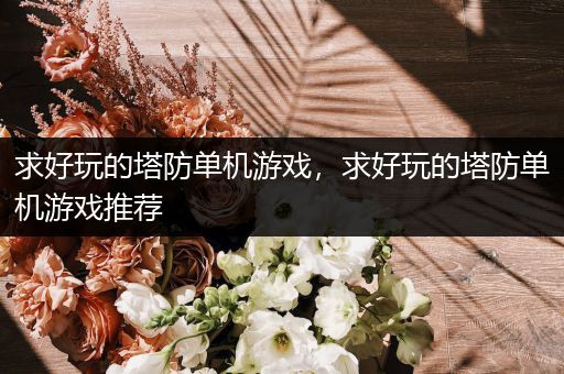 求好玩的塔防单机游戏，求好玩的塔防单机游戏推荐