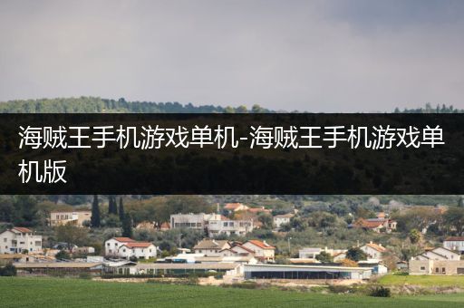 海贼王手机游戏单机-海贼王手机游戏单机版