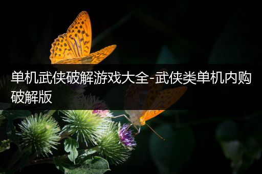 单机武侠破解游戏大全-武侠类单机内购破解版