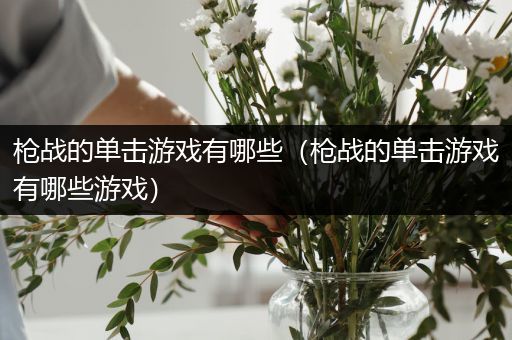 枪战的单击游戏有哪些（枪战的单击游戏有哪些游戏）