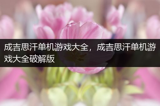 成吉思汗单机游戏大全，成吉思汗单机游戏大全破解版