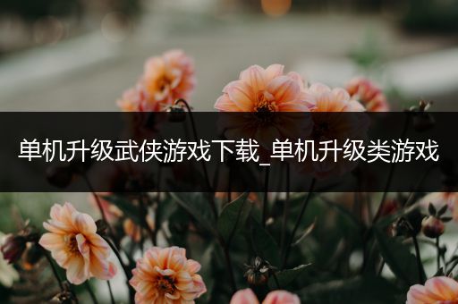 单机升级武侠游戏下载_单机升级类游戏