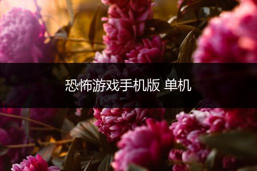 恐怖游戏手机版 单机
