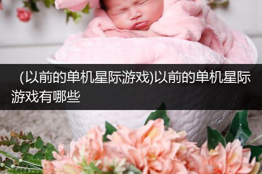 （以前的单机星际游戏)以前的单机星际游戏有哪些