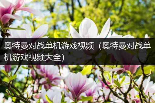 奥特曼对战单机游戏视频（奥特曼对战单机游戏视频大全）