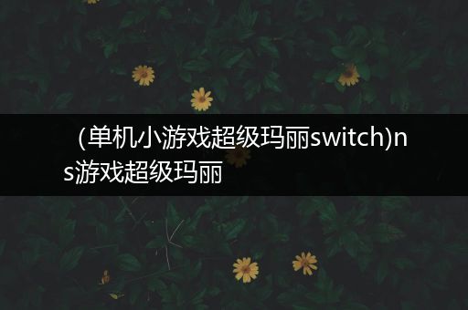 （单机小游戏超级玛丽switch)ns游戏超级玛丽