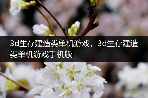 3d生存建造类单机游戏，3d生存建造类单机游戏手机版