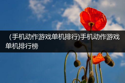 （手机动作游戏单机排行)手机动作游戏单机排行榜