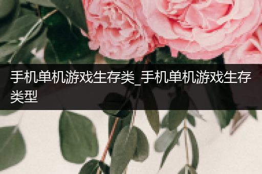 手机单机游戏生存类_手机单机游戏生存类型
