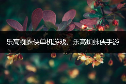 乐高蜘蛛侠单机游戏，乐高蜘蛛侠手游