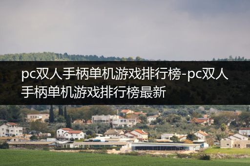 pc双人手柄单机游戏排行榜-pc双人手柄单机游戏排行榜最新
