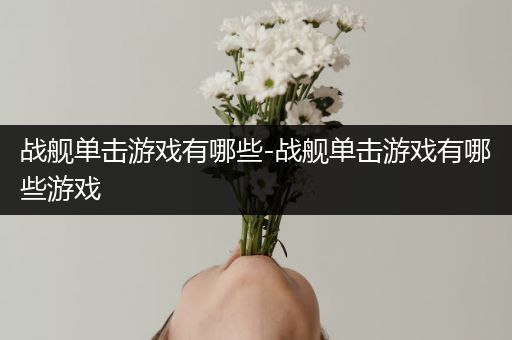 战舰单击游戏有哪些-战舰单击游戏有哪些游戏