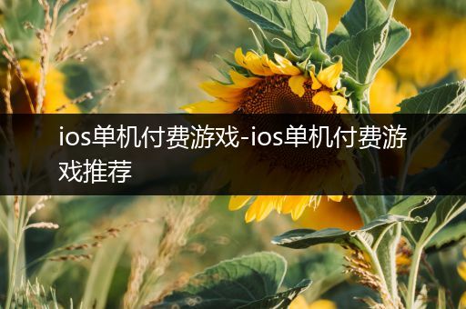 ios单机付费游戏-ios单机付费游戏推荐