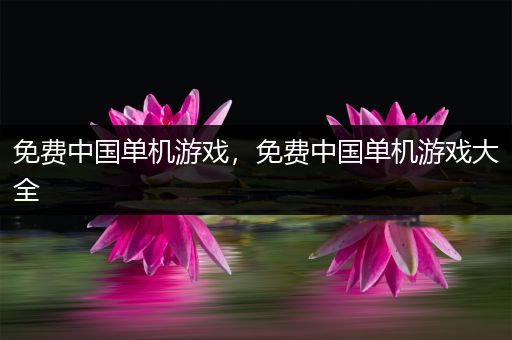 免费中国单机游戏，免费中国单机游戏大全