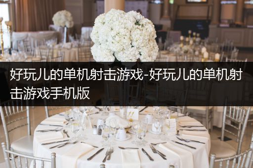 好玩儿的单机射击游戏-好玩儿的单机射击游戏手机版