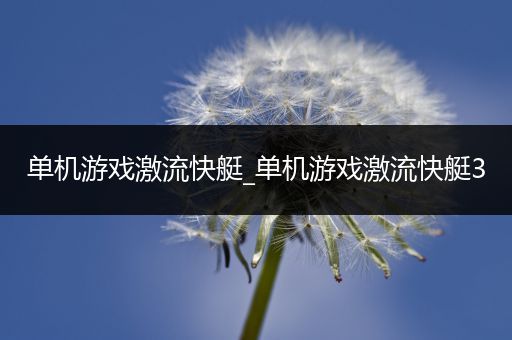单机游戏激流快艇_单机游戏激流快艇3