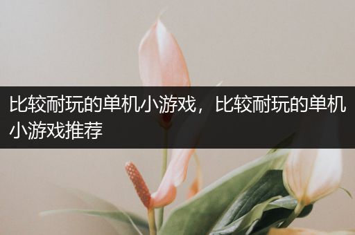 比较耐玩的单机小游戏，比较耐玩的单机小游戏推荐