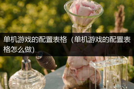 单机游戏的配置表格（单机游戏的配置表格怎么做）