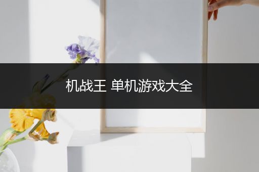 机战王 单机游戏大全