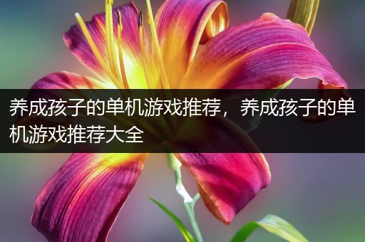 养成孩子的单机游戏推荐，养成孩子的单机游戏推荐大全