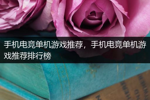 手机电竞单机游戏推荐，手机电竞单机游戏推荐排行榜