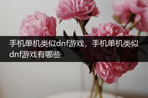 手机单机类似dnf游戏，手机单机类似dnf游戏有哪些