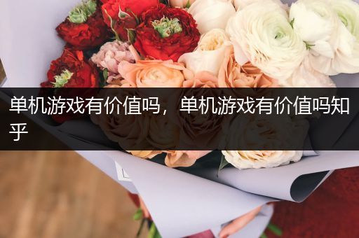 单机游戏有价值吗，单机游戏有价值吗知乎