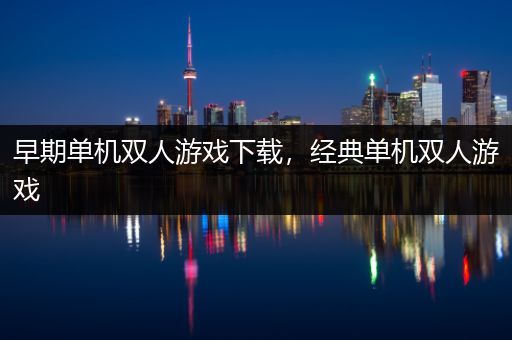 早期单机双人游戏下载，经典单机双人游戏