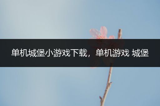 单机城堡小游戏下载，单机游戏 城堡