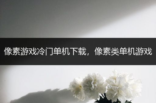 像素游戏冷门单机下载，像素类单机游戏