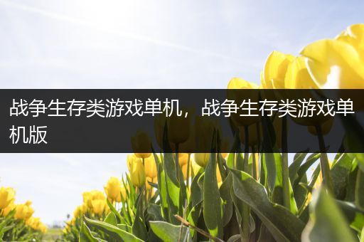 战争生存类游戏单机，战争生存类游戏单机版