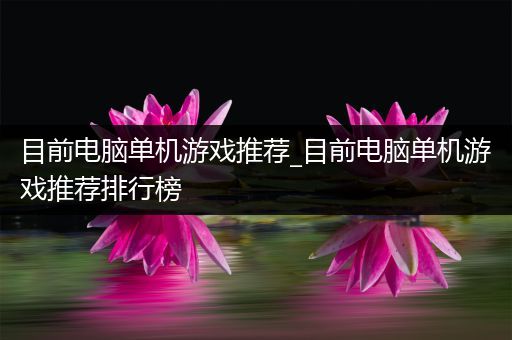 目前电脑单机游戏推荐_目前电脑单机游戏推荐排行榜