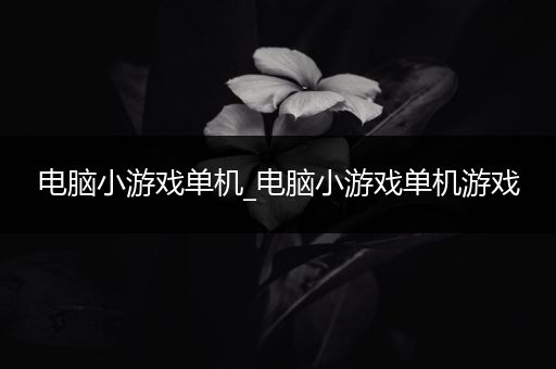 电脑小游戏单机_电脑小游戏单机游戏