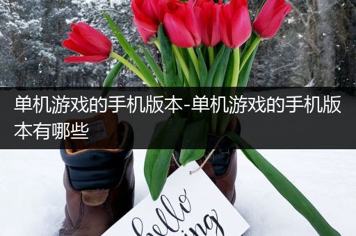单机游戏的手机版本-单机游戏的手机版本有哪些