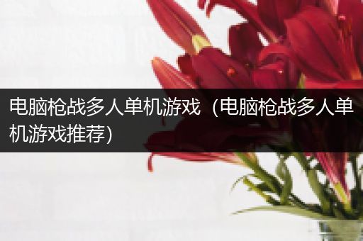 电脑枪战多人单机游戏（电脑枪战多人单机游戏推荐）